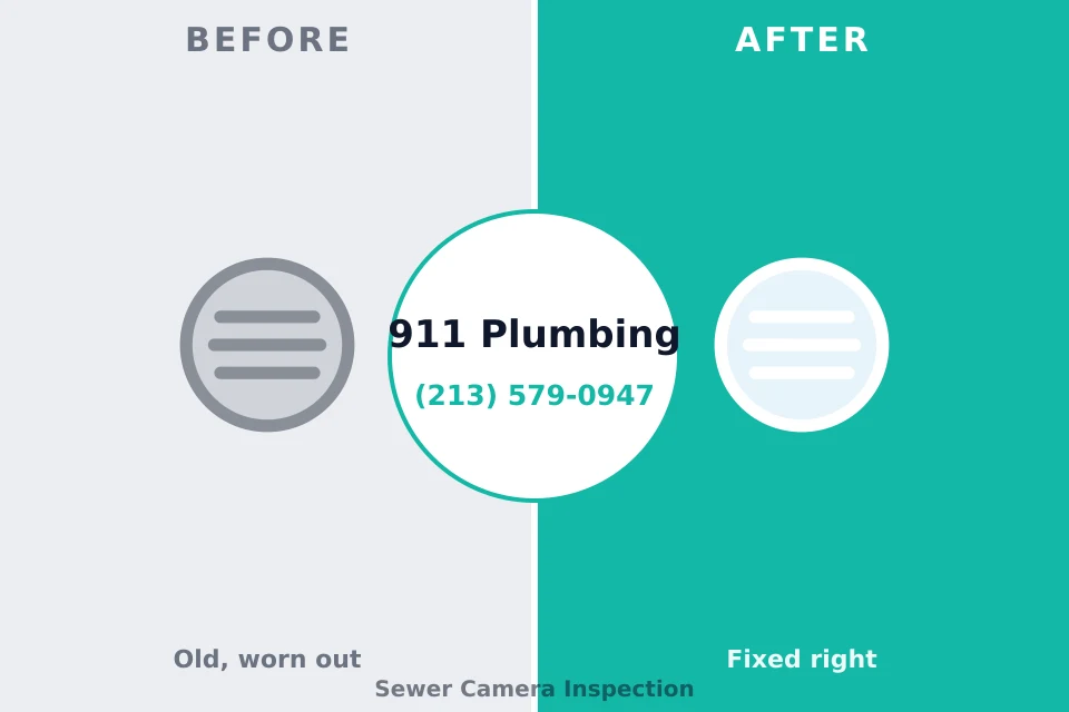 Before and after: plumbing company Sumner, WA